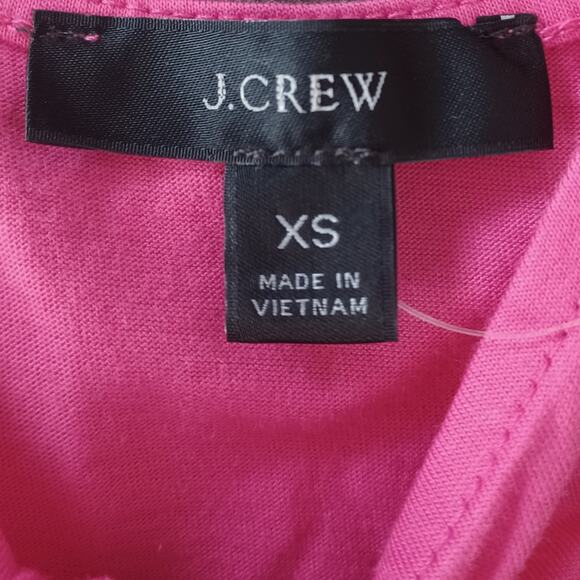 J. Crew Tie Front Tank Top S/M Azalea Pink NWT - Picture 4 of 9